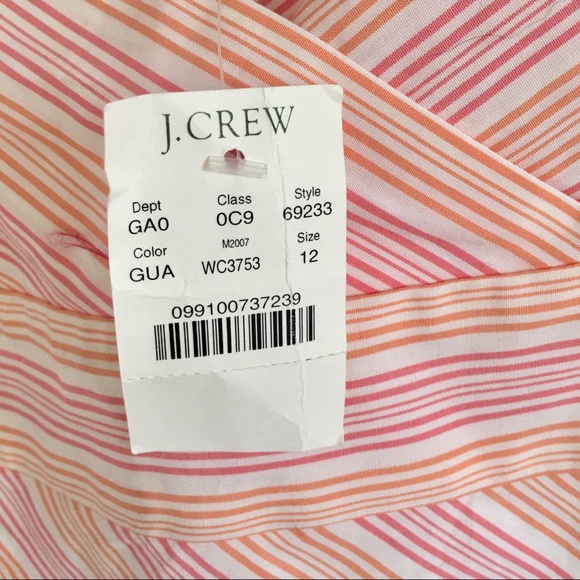 J. Crew Striped Cropped Strap Top - Picture 5 of 5
